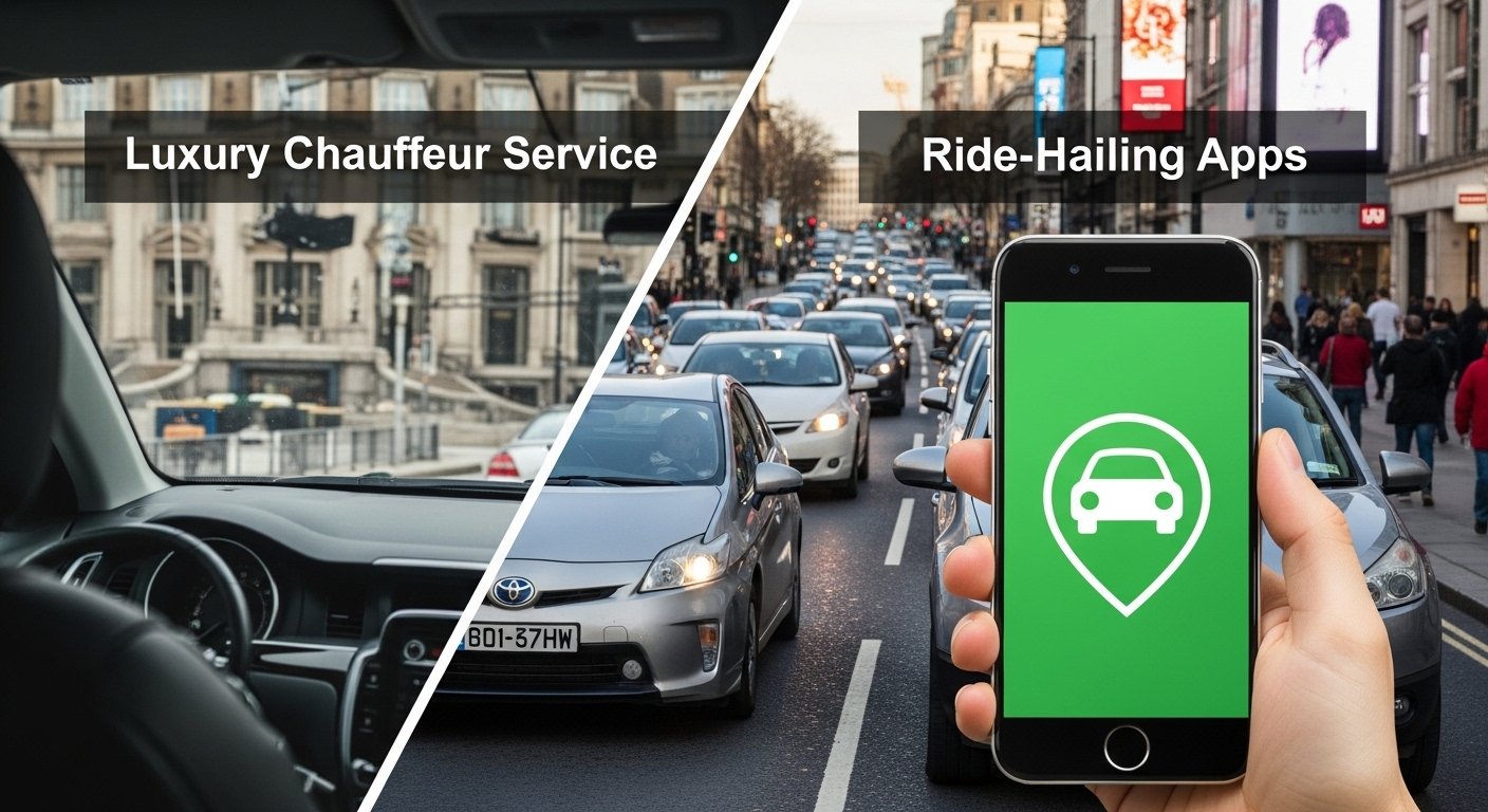 Luxury Chauffeur Service vs Ride-Hailing Apps in Westminster
